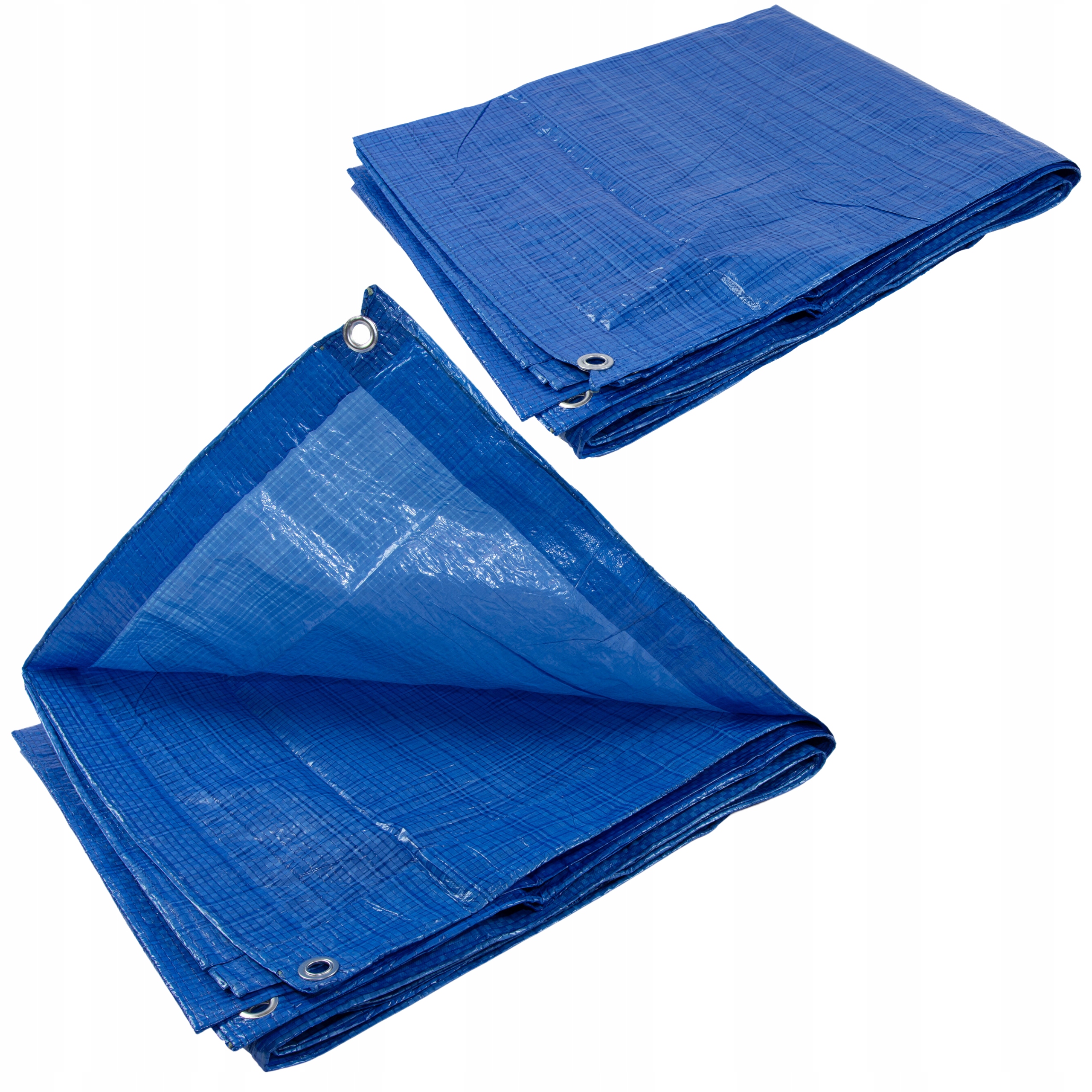 PLANDEKA 4x4 NIEBIESKA WZMACNIANA OKRYCIE OCHRONNE