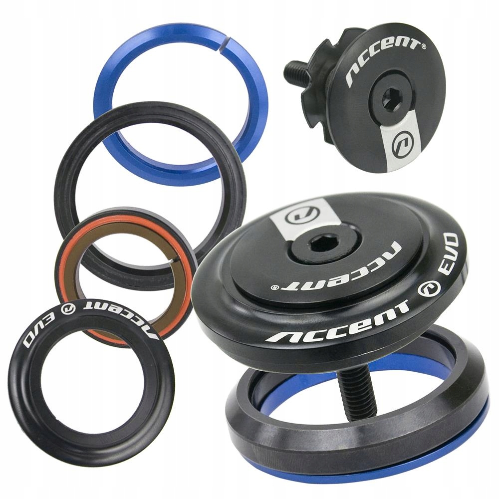 Integrované kormidla Accent Hi-evo Taper 1-1/8"-1.5" pro strojní ložiska