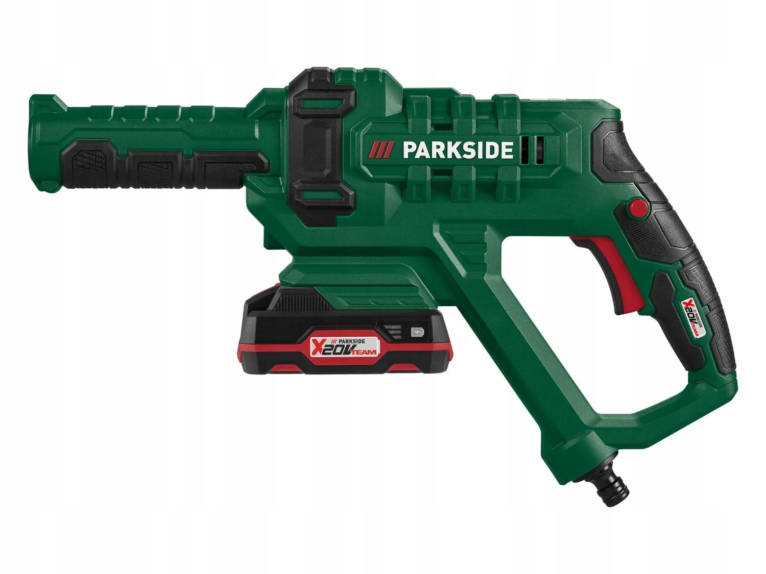 MYJKA CIŚNIENIOWA PARKSIDE PADR A1 20 V 25 BAR ZESTAW AKU 2 AH + ŁADOWARKA Rodzaj pompy aluminiowa