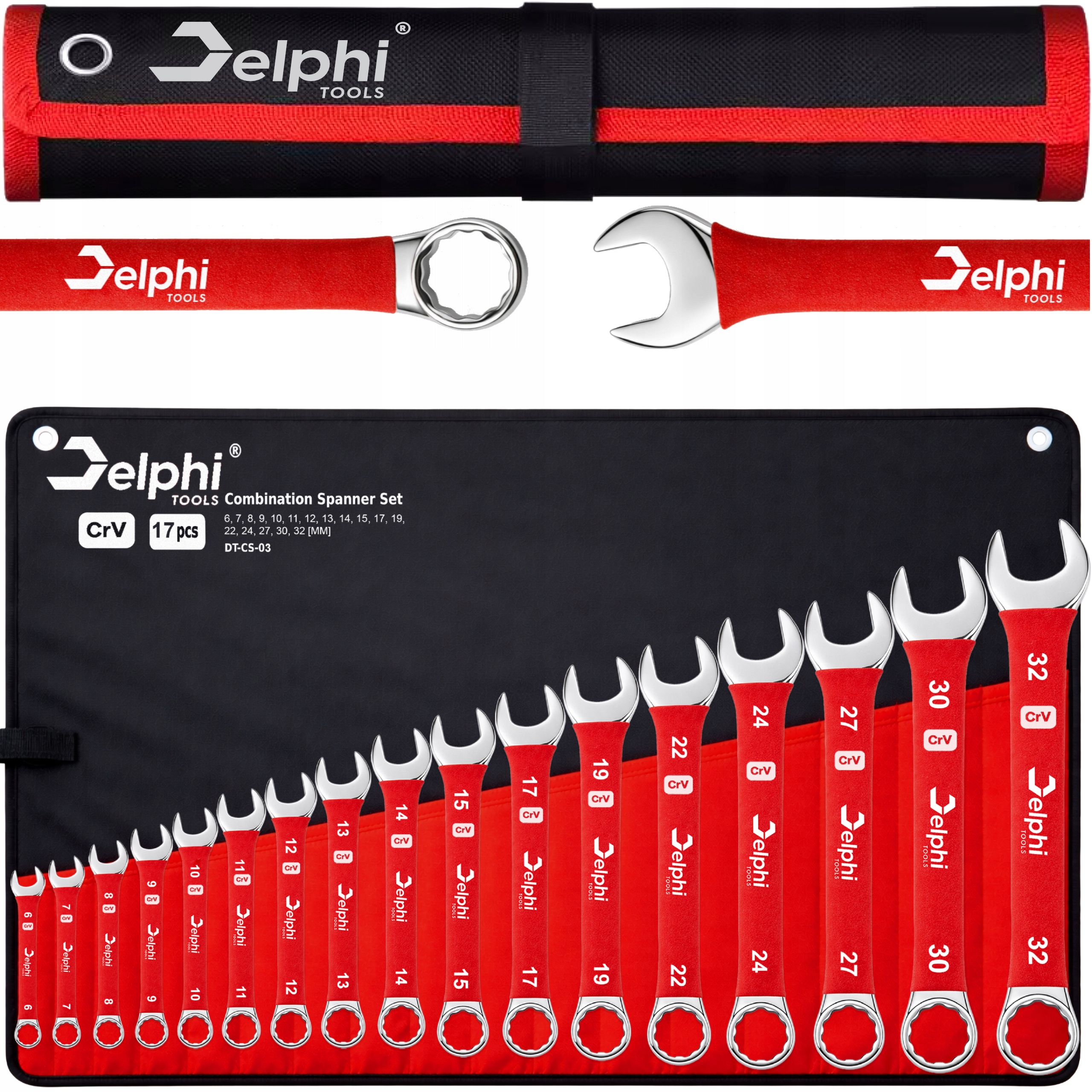 Klucze Płasko Oczkowe Płaskie Zestaw Kluczy Płaskich Płasko Oczkowych 6-32