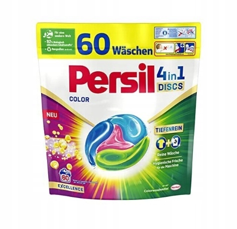 Levně Persil Universal 4v1 Discs Color 60 Praní Kapsle na barvu z Německa