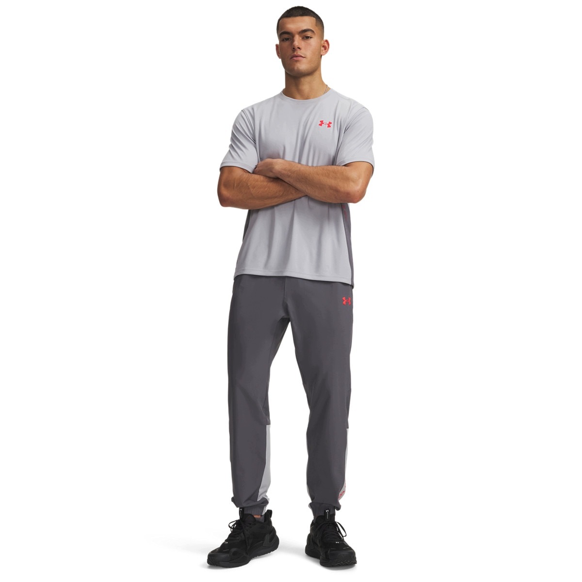 Męskie spodnie treningowe Under Armour Ua Tech Utility Woven Pant Szary L