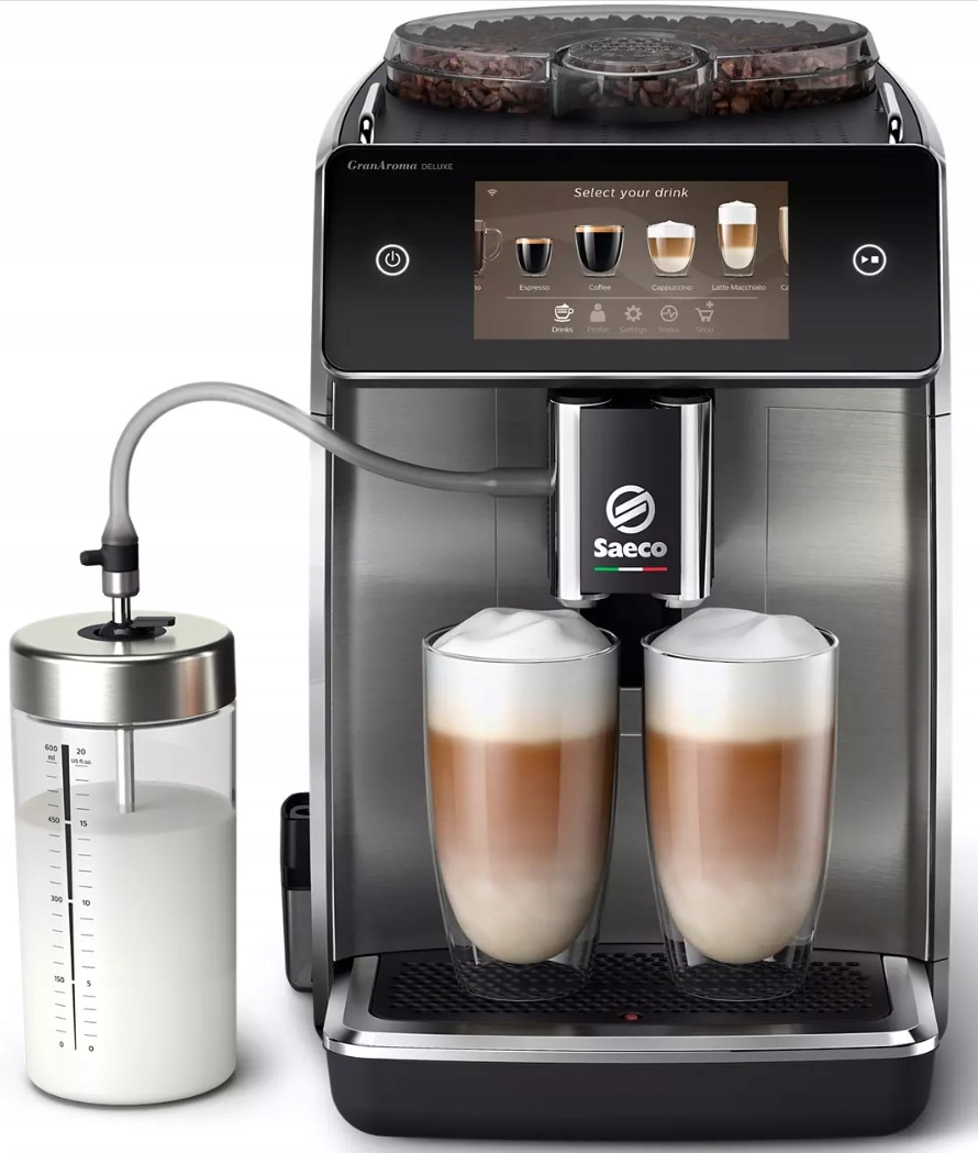 Ekspres ciśnieniowy Saeco GranAroma Deluxe SM6685/00 1500W 15 bar Tft