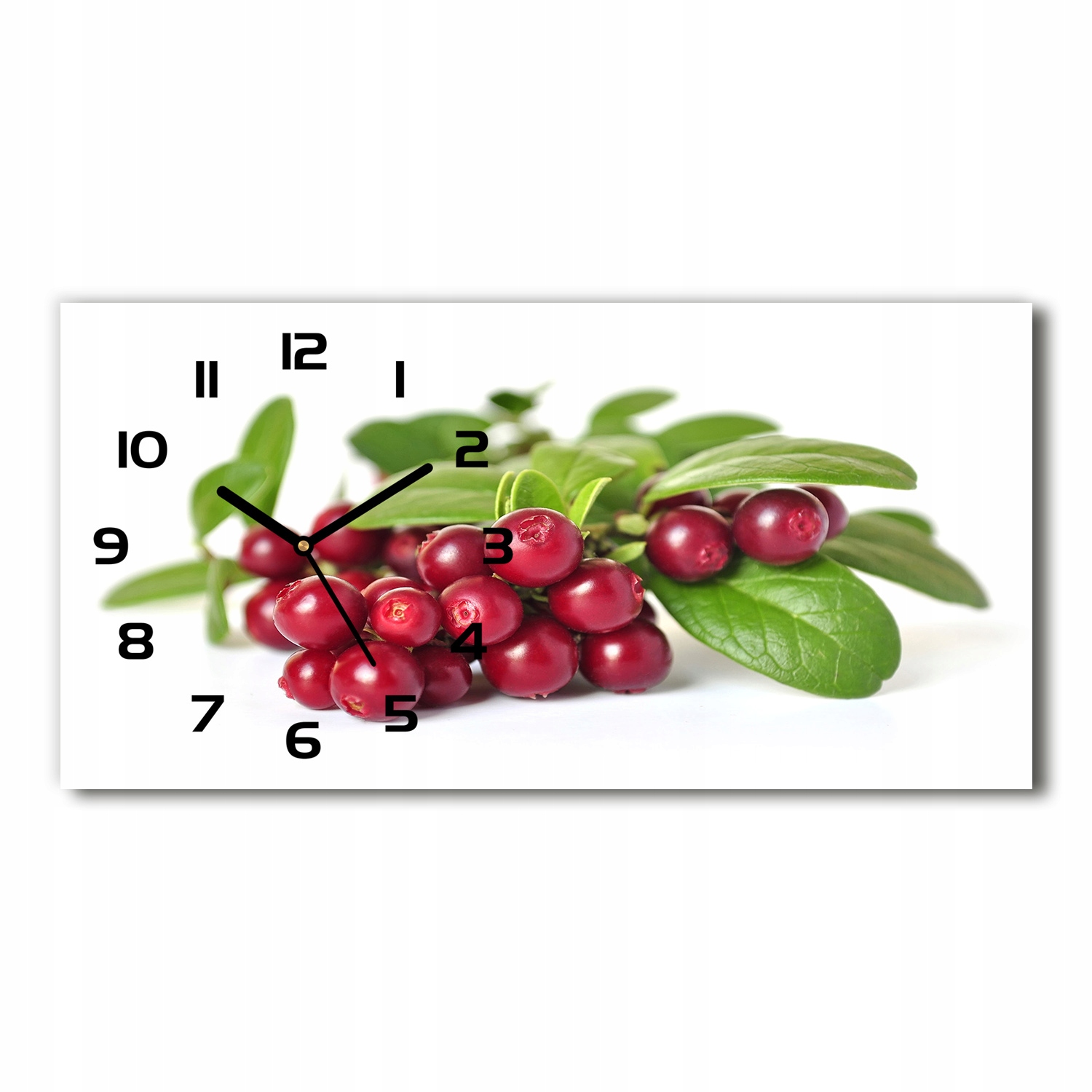 

Nowoczesny szklany zegar na ścianę Brusznica 60x30