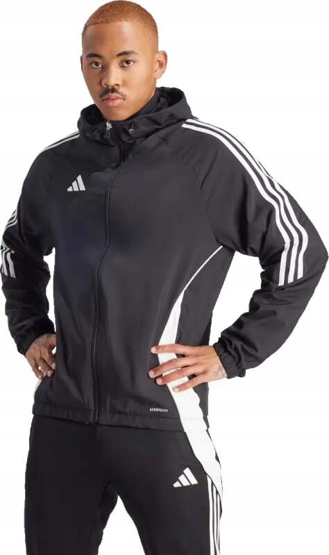 Pánská bunda větrovka Adidas Tiro 24 Windbreaker černá