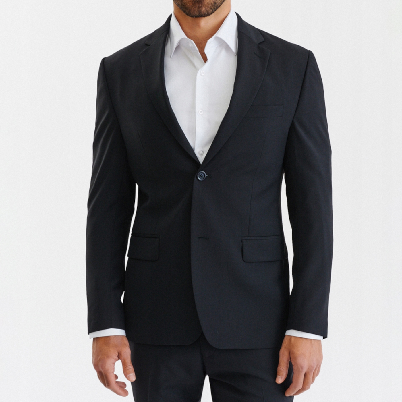 Černá sako obleková bunda elegantní Pako Lorente vel