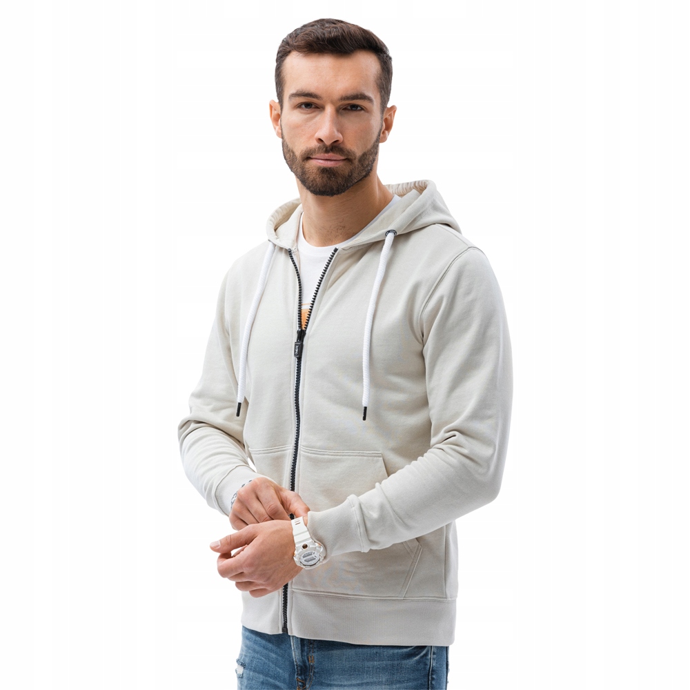 

Bluza męska rozpinana z kapturem B1145 j. s. M