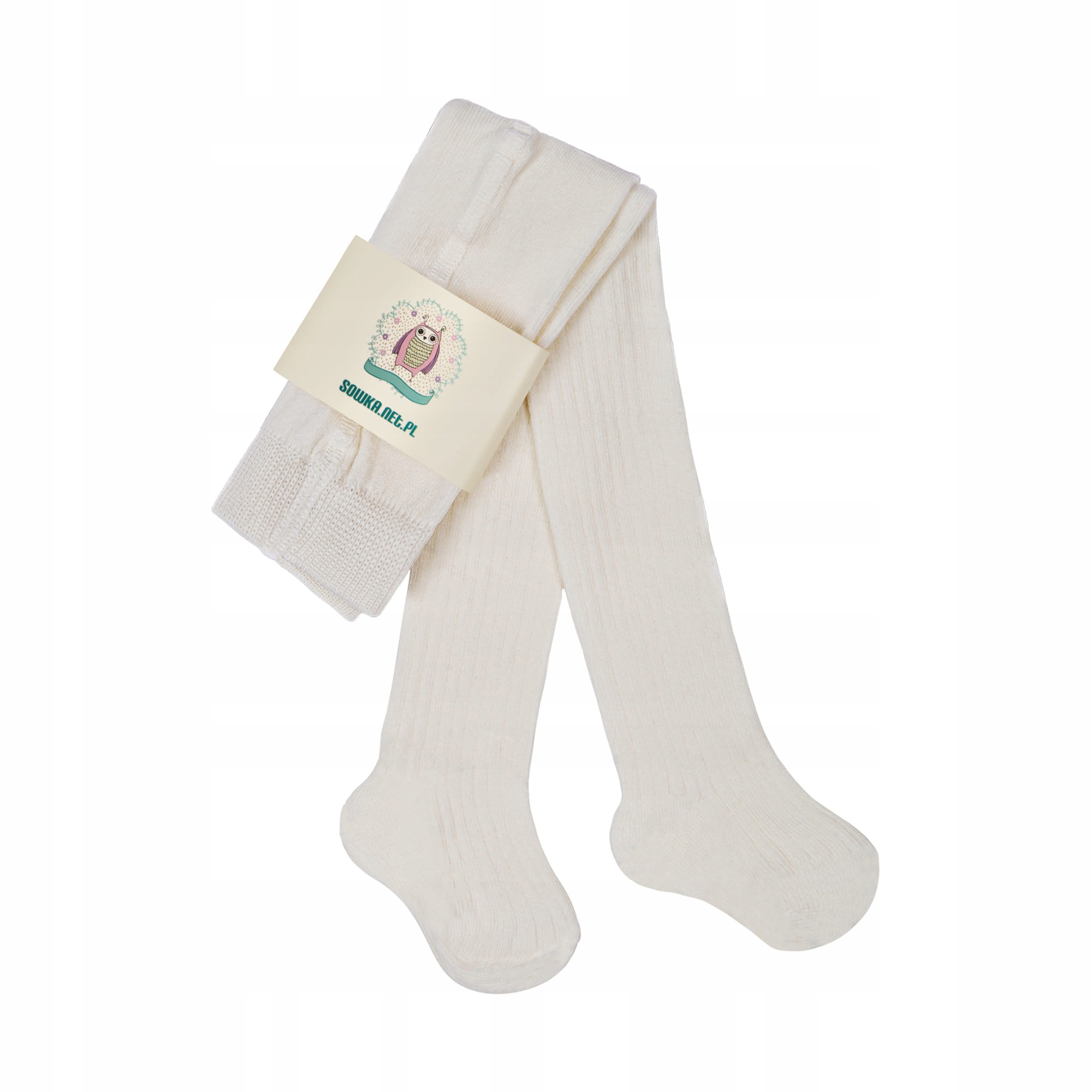 

Sówka rajstopki w prążki ekri - 68-74