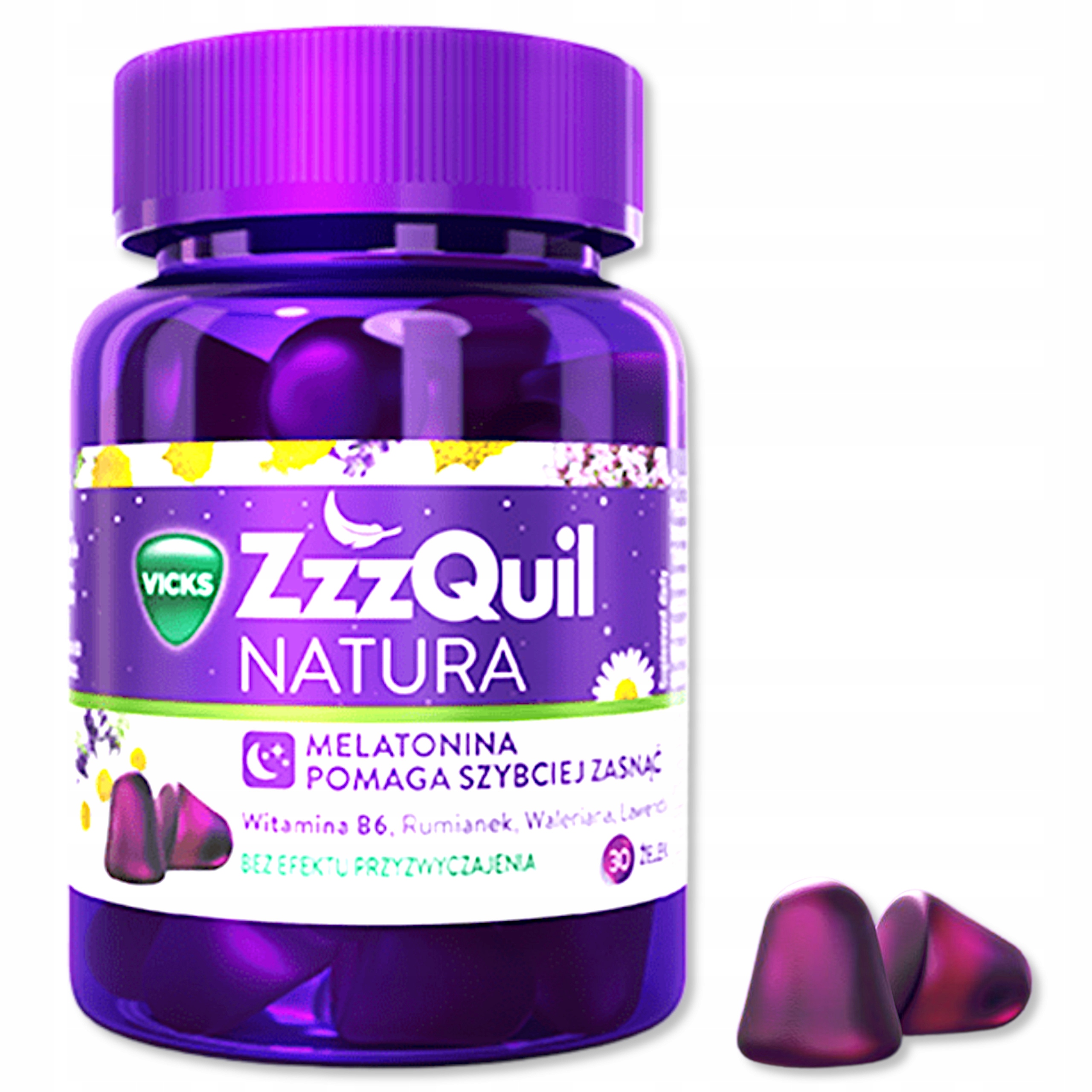 ZzzQuil Natura rumianek żelki 30 kaps ml 30 szt. 13608306683 Allegro.pl