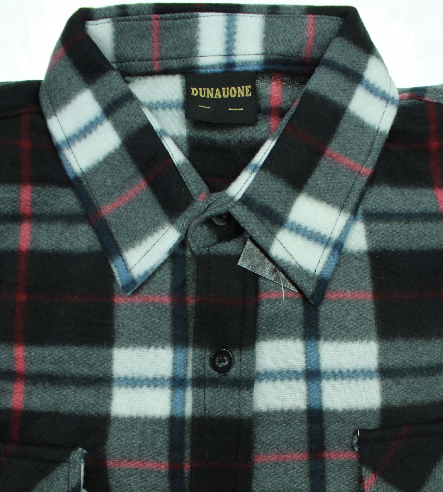 KOSZULA POLAROWA CIEPŁA MĘSKA POLAR 3XL P70 Wzór dominujący kratka