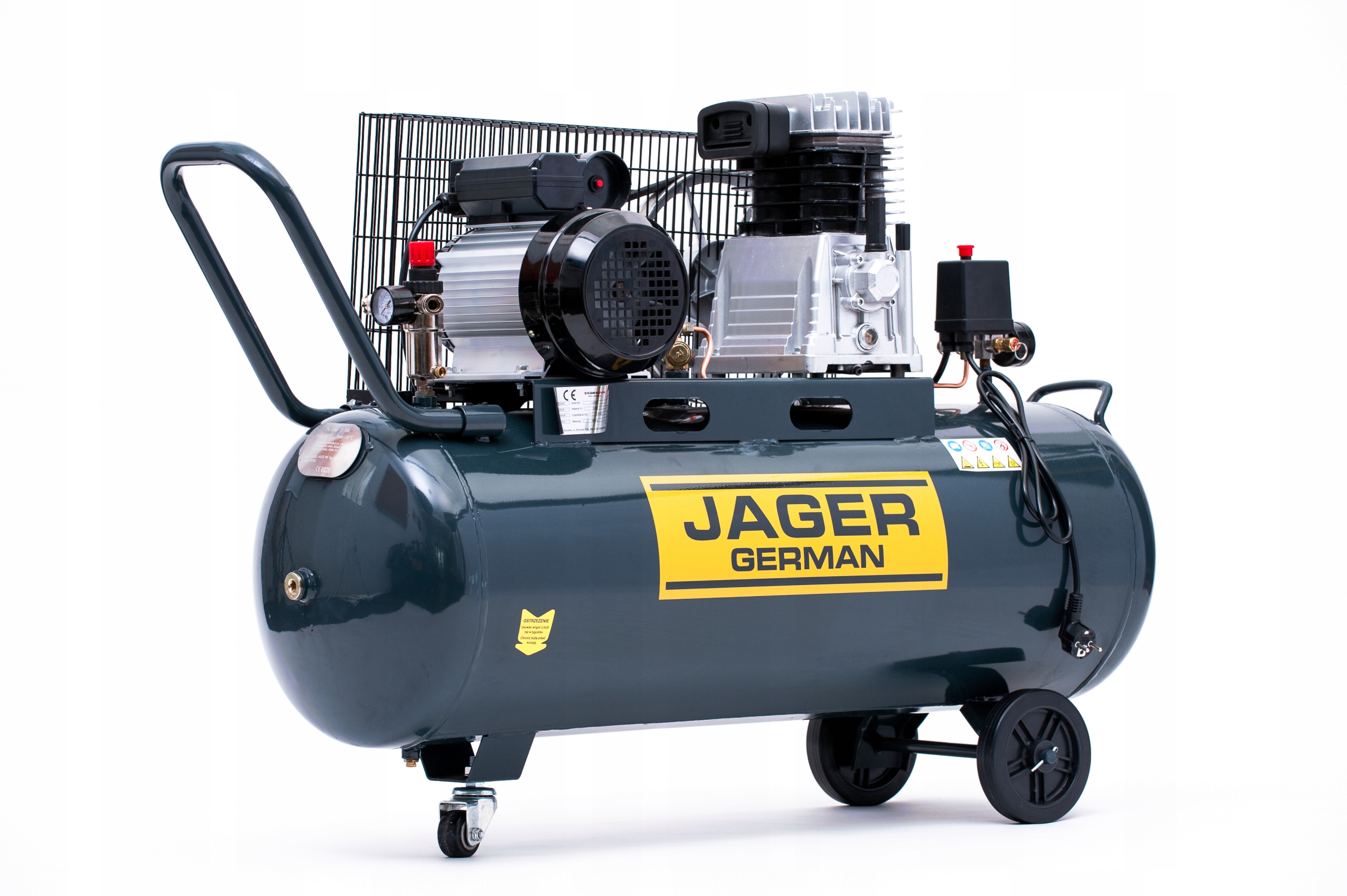

kompresor sprężarka 100l 350lMin 230V jager german