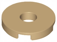 

Lego okrągły z otworem 2x2 Dark Tan 15535 Nowy