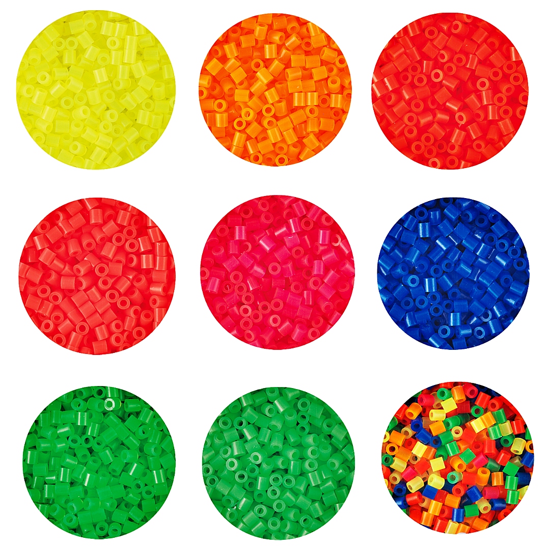 Koraliki NEONOWE Hama Midi 1000szt. do wyboru W-wa