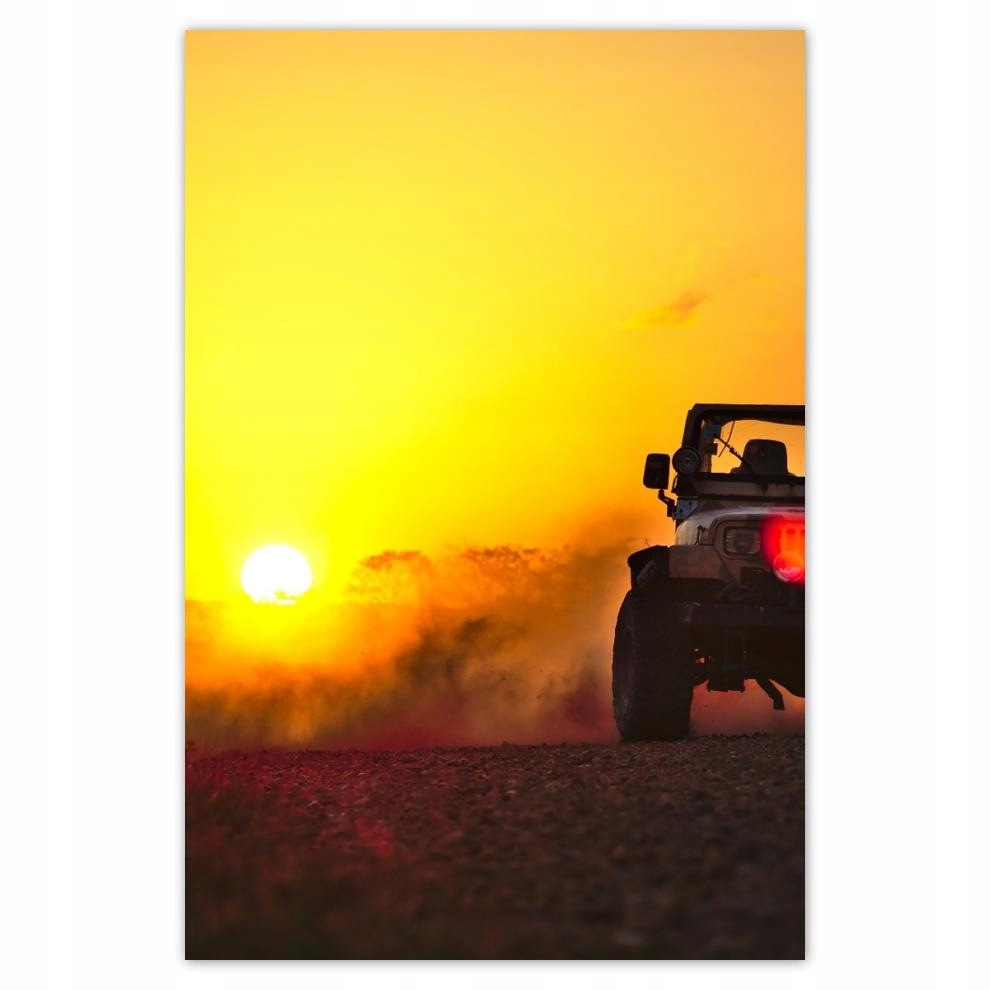 

Plakat 62x93 Terenówką po pustyni