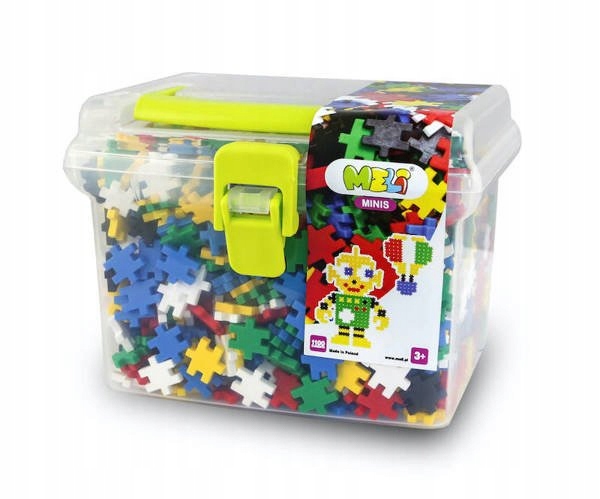 

Klocki wafle Meli Minis Travel Box 1100 elementów