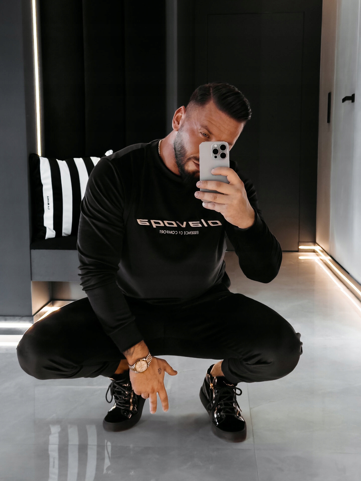 Pánský Komplet Skip Olavoga Černý XL