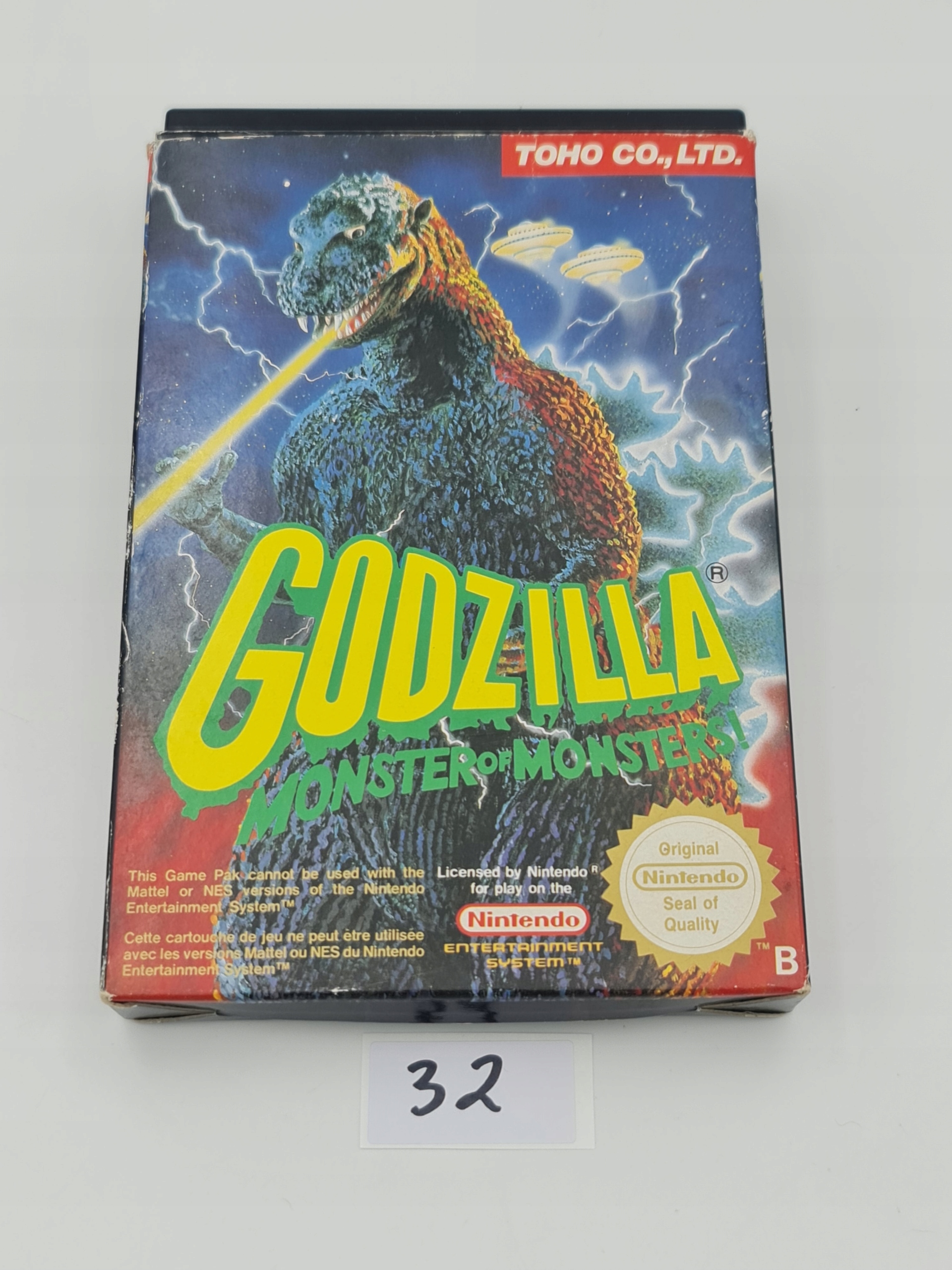 NINTENDO NES GODZILLA MONSTER OF MONSTERS Producent Nintendo