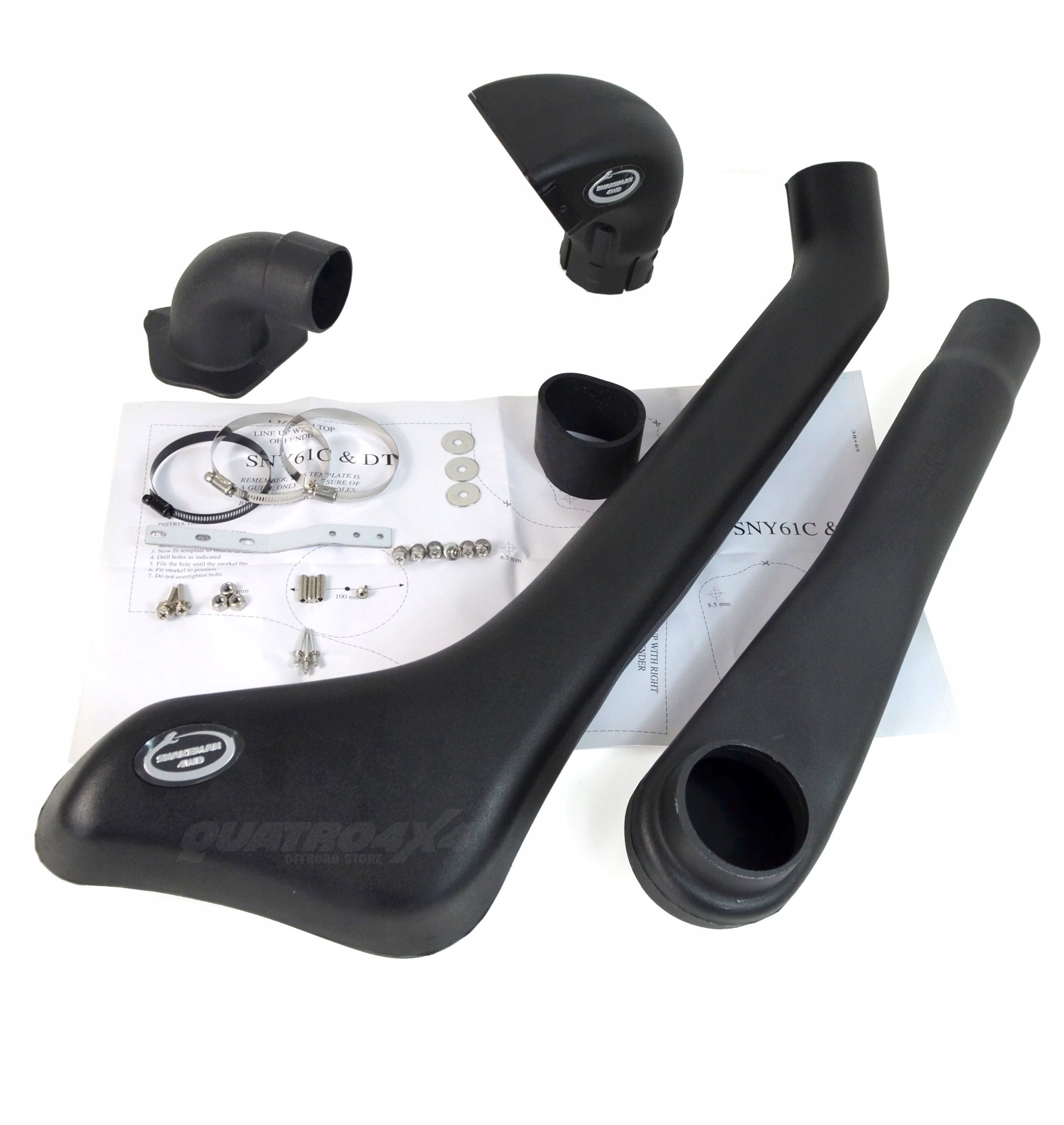 Nissan Patrol Y61 (2004+) 3.0L 4.8L Snorkel Lldpe Vstup Vzduchu Snakeman