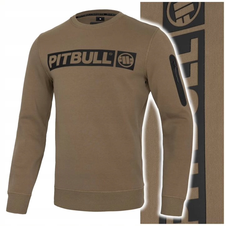 Pit Bull Mikina hnědá vel. 3XL