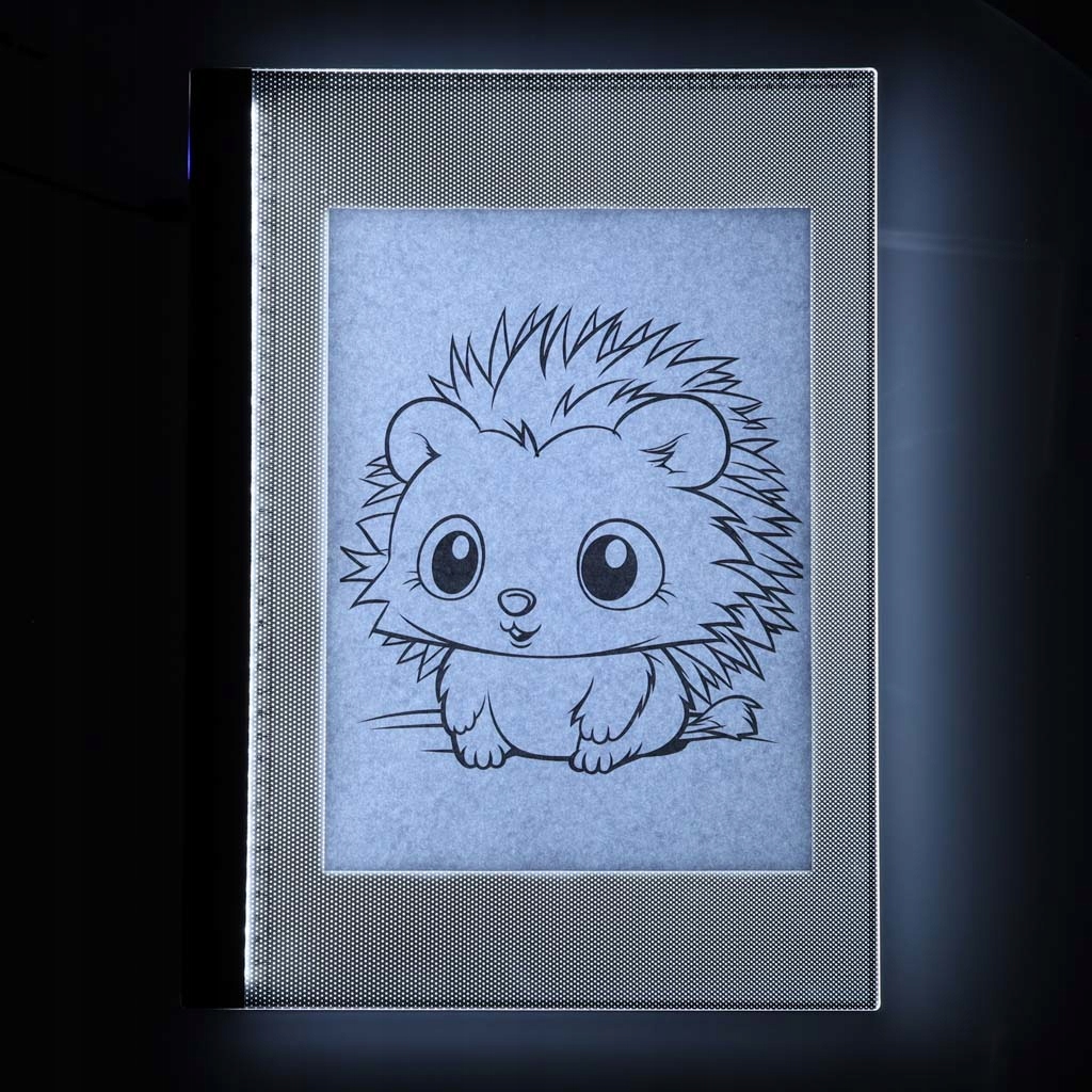 DESKA KREŚLARSKA TABLICA KALKA PODŚWIETLANA LED A3 DESKA DO RYSOWANIA Marka bez marki