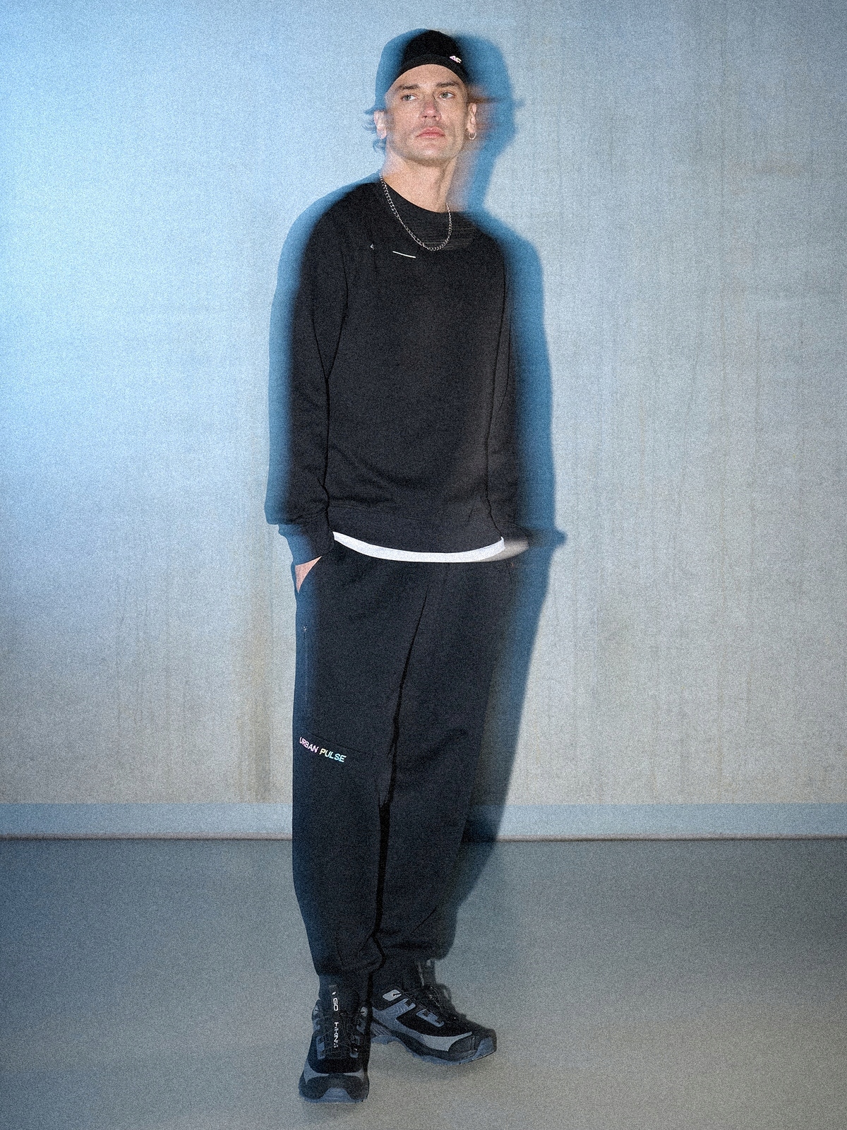 4F Pánské Jogger Tepláky Černé Zateplené XL