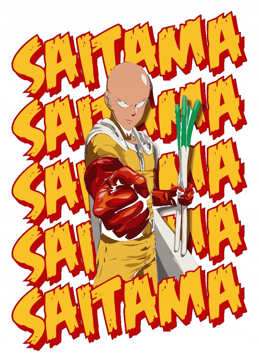 

Naprasowanka One Punch Man Anim Naklejka Na Odzież
