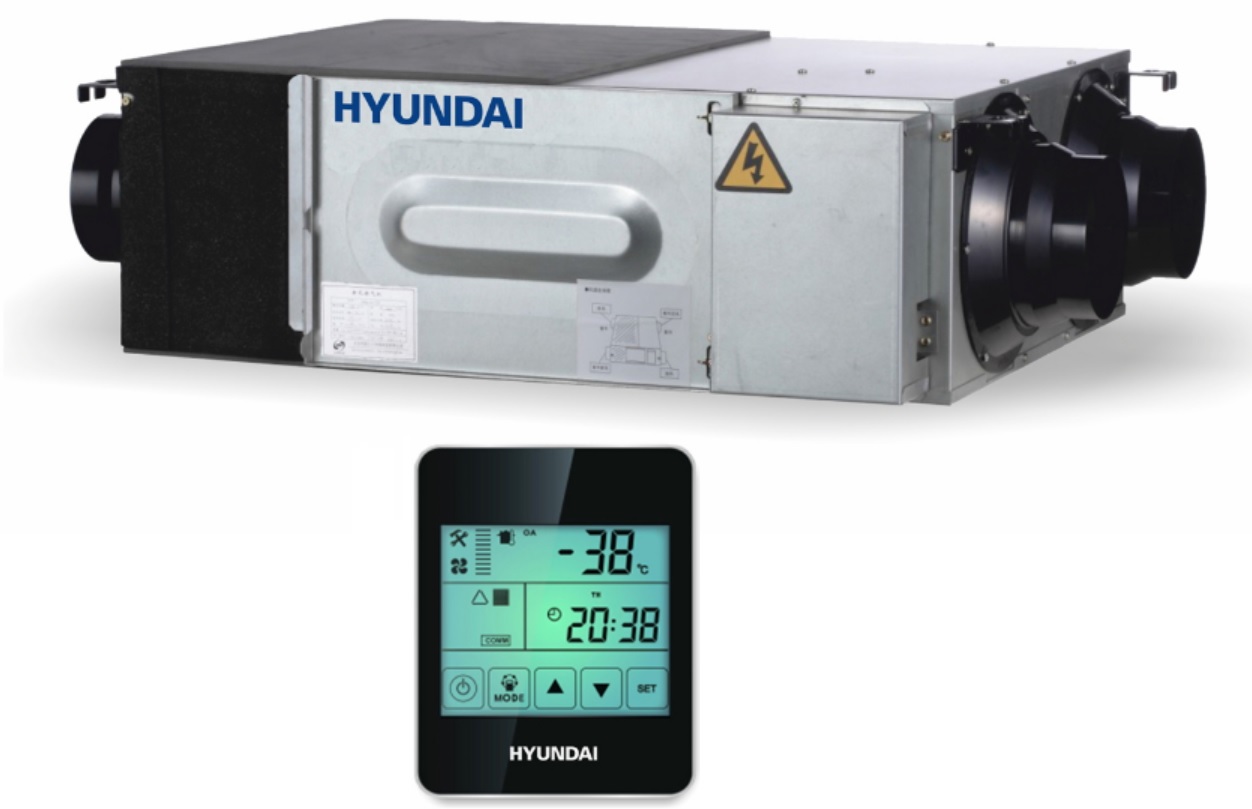 Rekuperator Centrala Wenty. Hyundai Hrs-pro 250