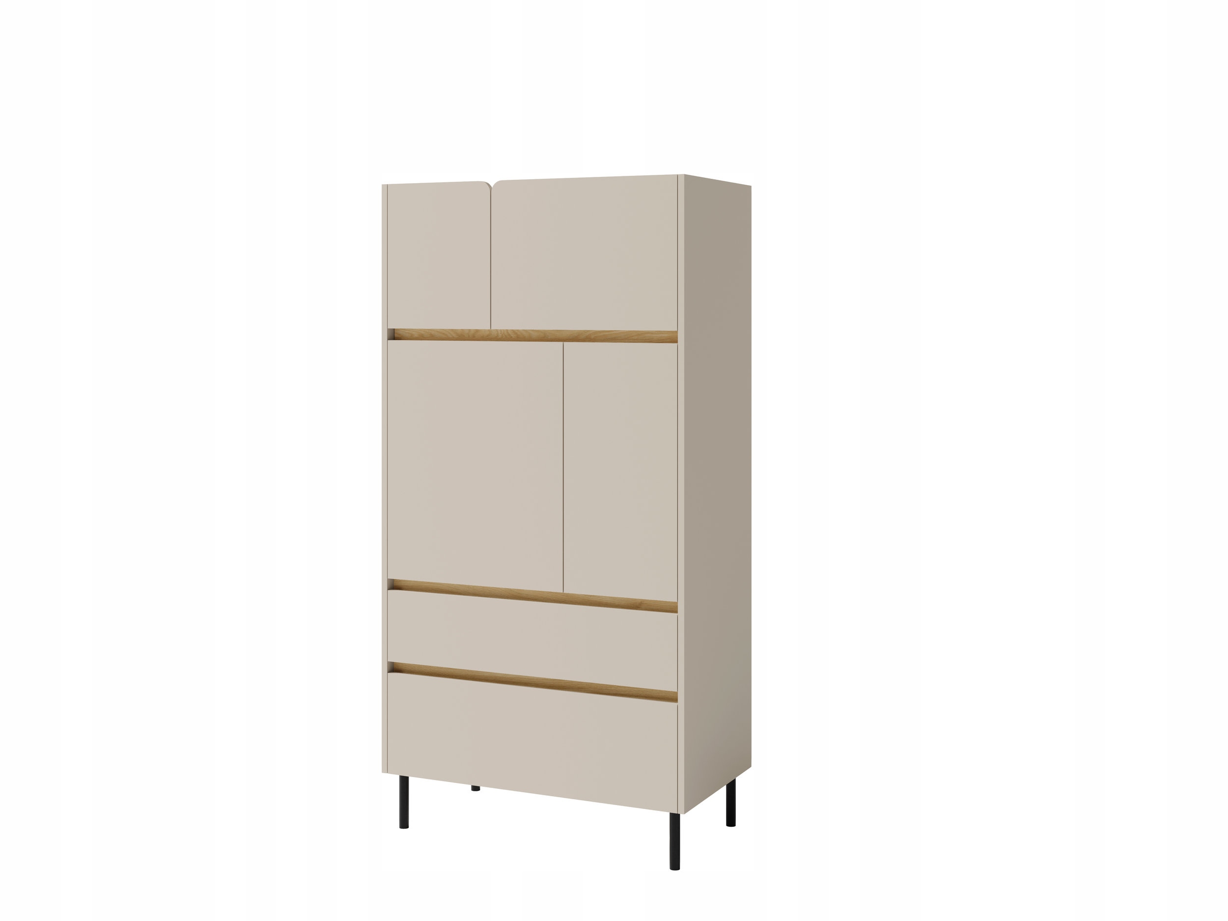 Komoda Muro 80 cm do obývacího pokoje Ložnice Odstíny béžové