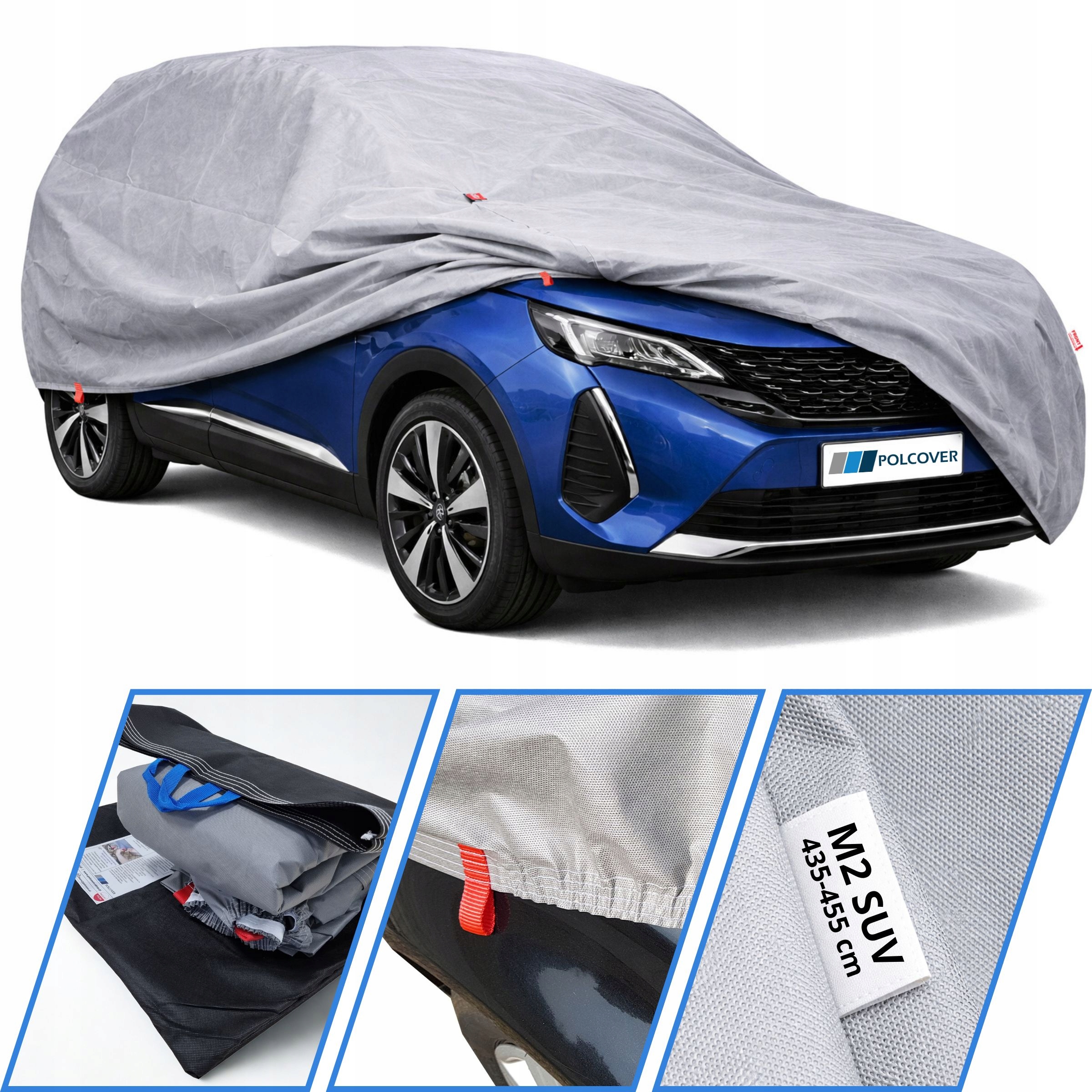 Obal Na auto vel. M2 Suv 435-455 cm 3 vrstvy Practic