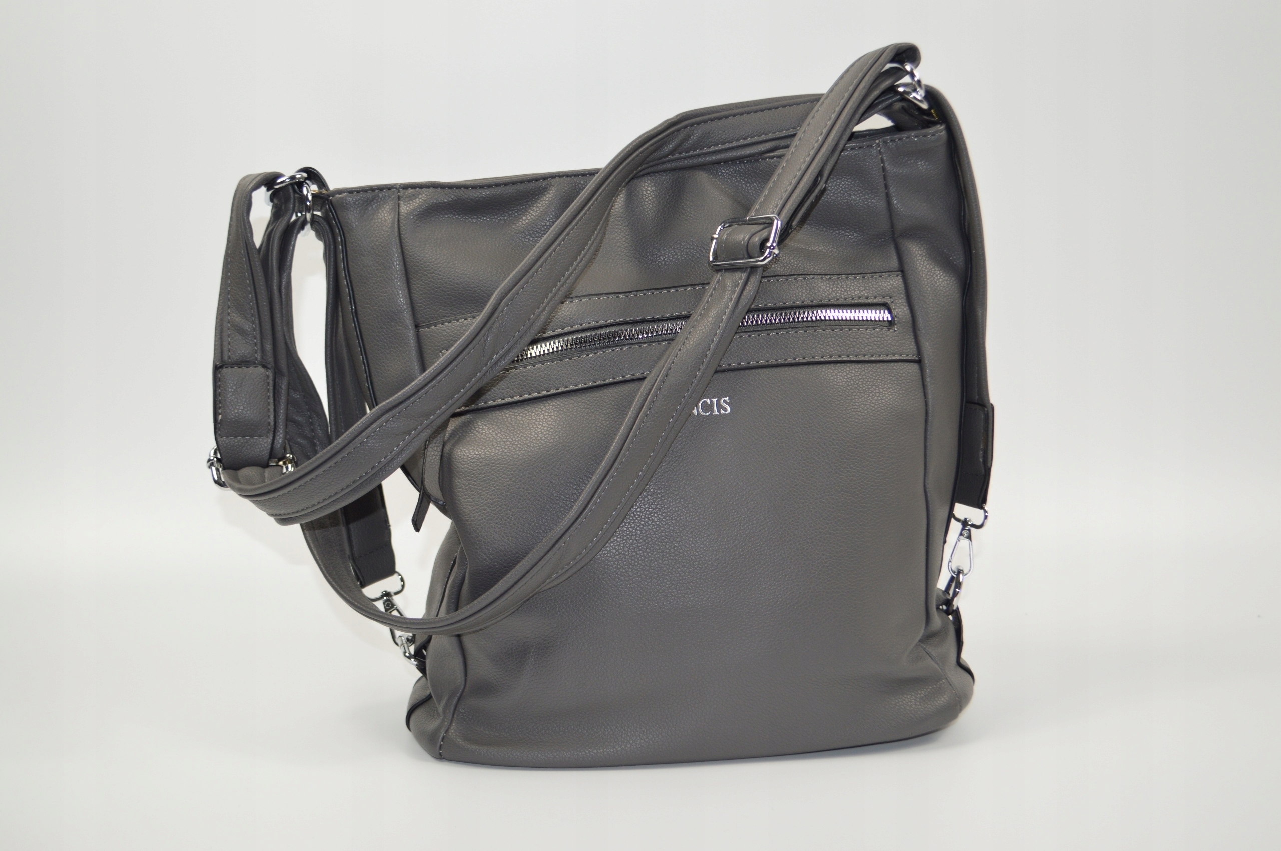 DUŻA POJEMNA TOREBKA DAMSKA LISTONOSZKA WOREK TORBO-PLECAK Marka inna