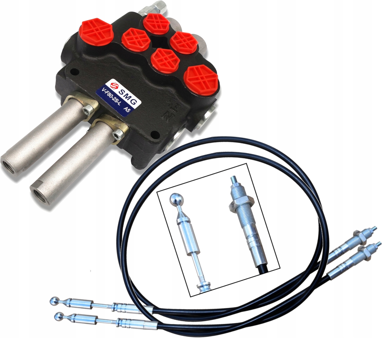 Rozdělovač Hydr 2 Sekční 80L Lanka 2 m Pro Tura