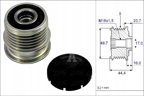 Ina Pásové Kolo Alternátoru Db Asistent řidiče #28