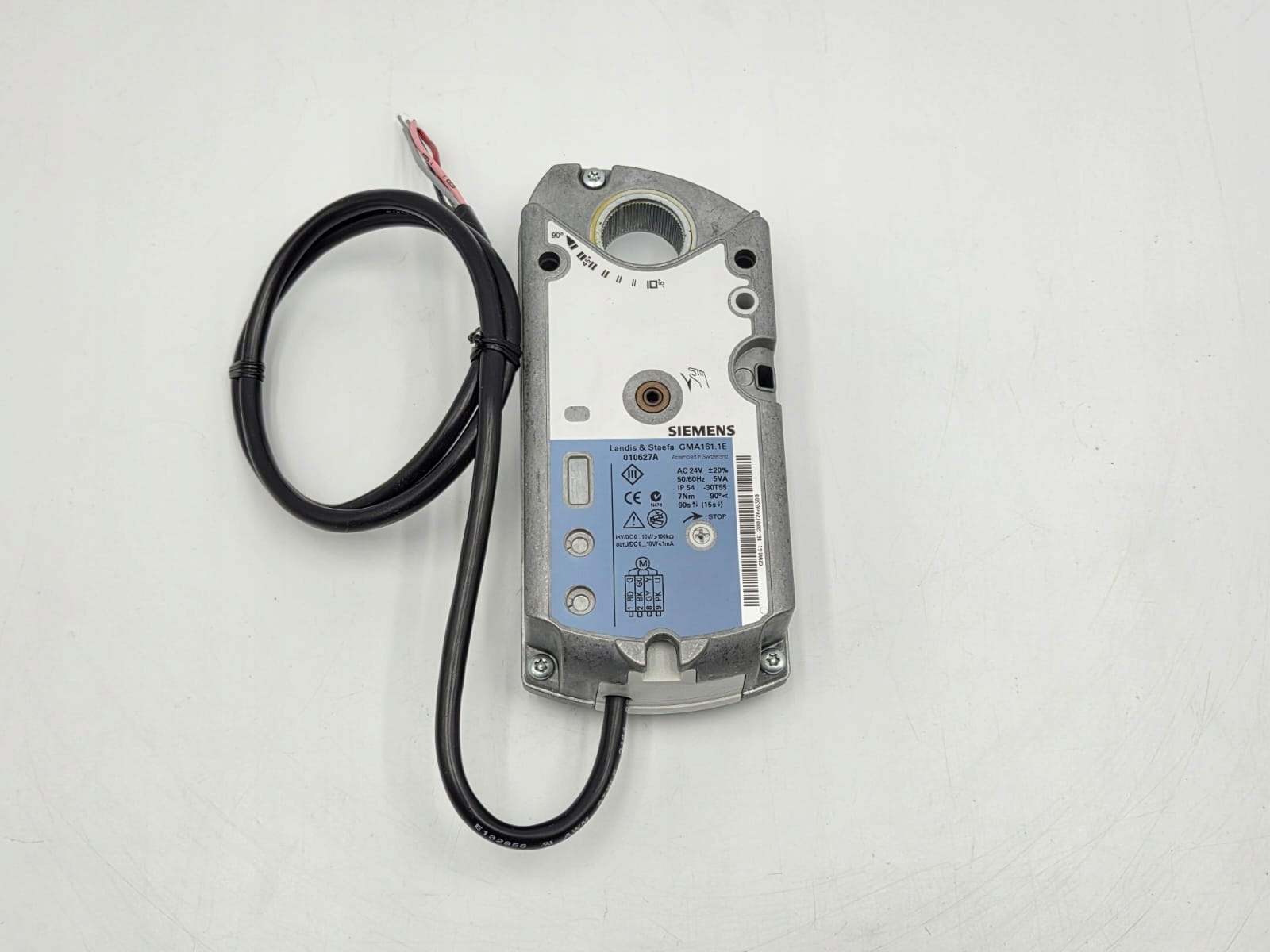 Siemens GMA161.1E 7 Nm, 0..10 V, 24 V Ac/dc, 90/15 s