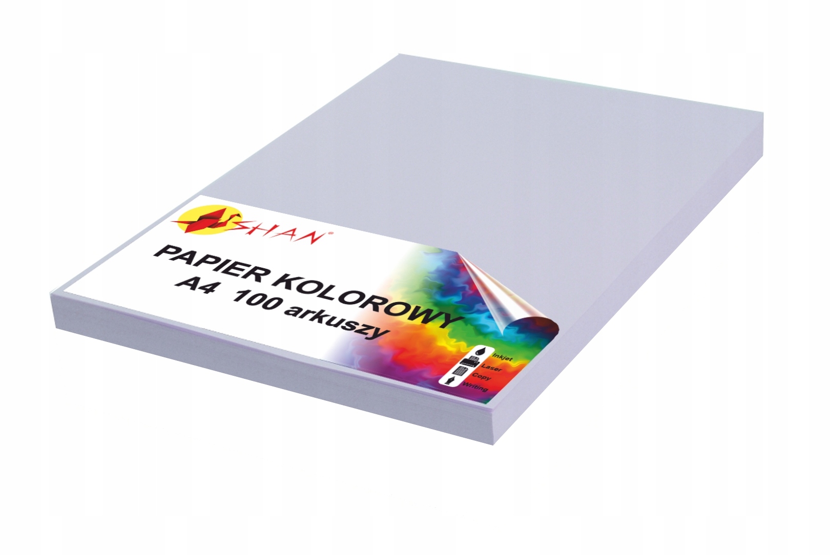 

Papier kolorowy 100 ark A4 fiolet pastel 120 g