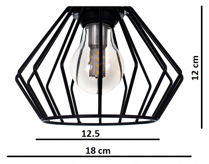 LAMPA WISZĄCA SUFITOWA ŻYRANDOL BRYLANT LOFT DRUT Marka Edkam