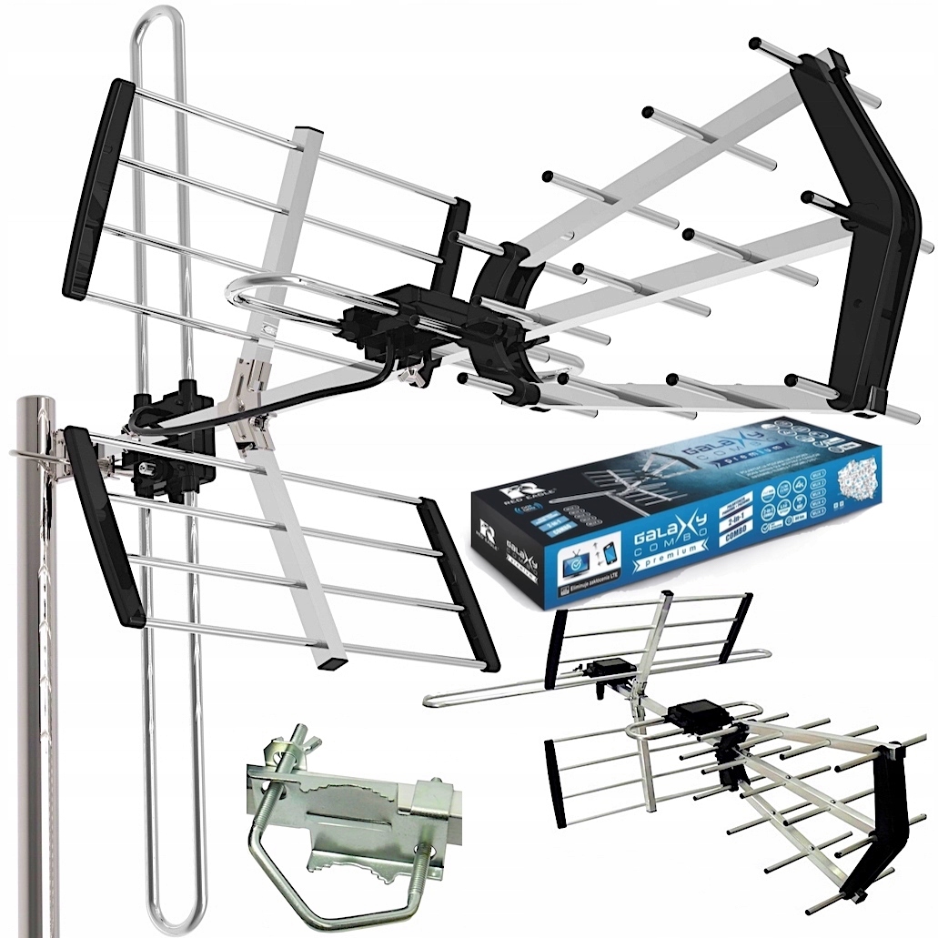 

Antena Kierunkowa DVBT2 Combo 4K MUX8 Lte Vhf Uhf