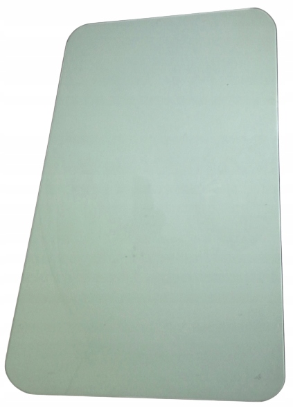 XX67 - БІЧНЕ СКЛО ВЕРХНЯ ЛІВА ДВЕРІ CAT 416B-446 СЕРІЯ B