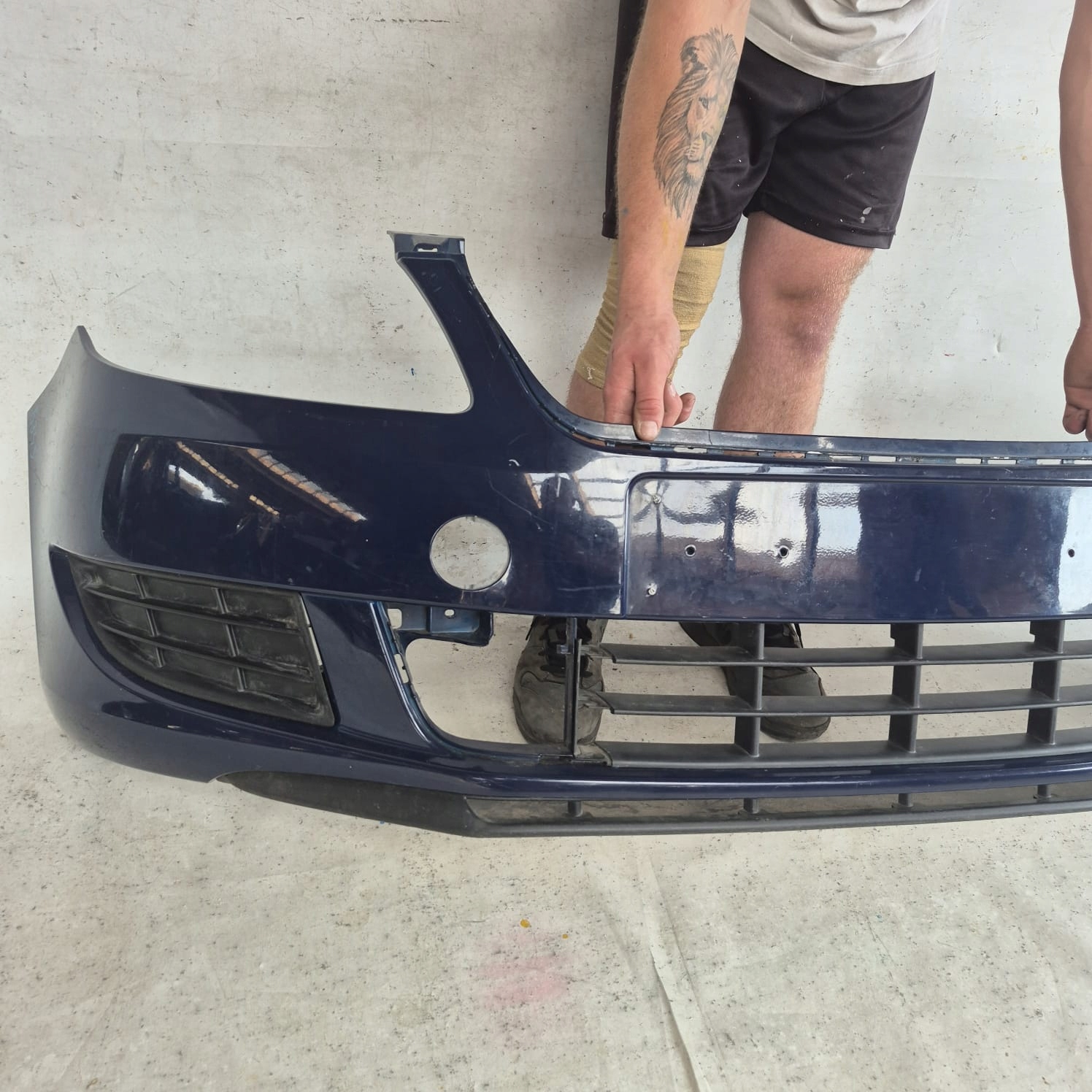 SKODA FABIA II LIFT 10-14 bumper front front 5J0807221D
