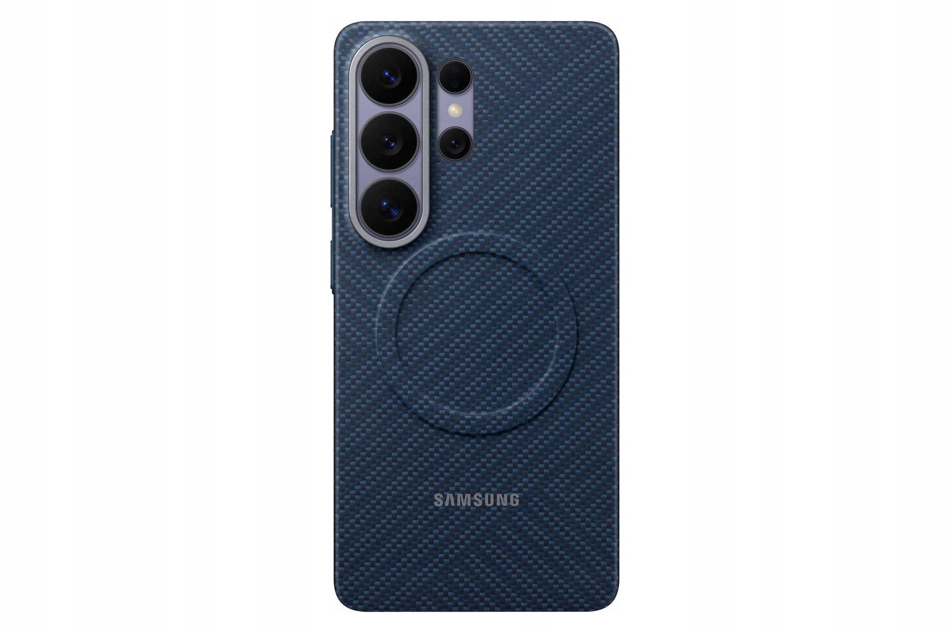 Originální Pouzdro pro Samsung Galaxy S26 Ultra Carbon Magnet Case – tmavě modré
