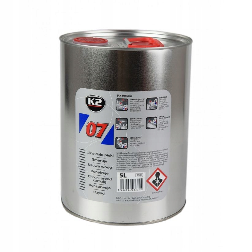 K2 07 5L многоцелевой препарат как WD40
