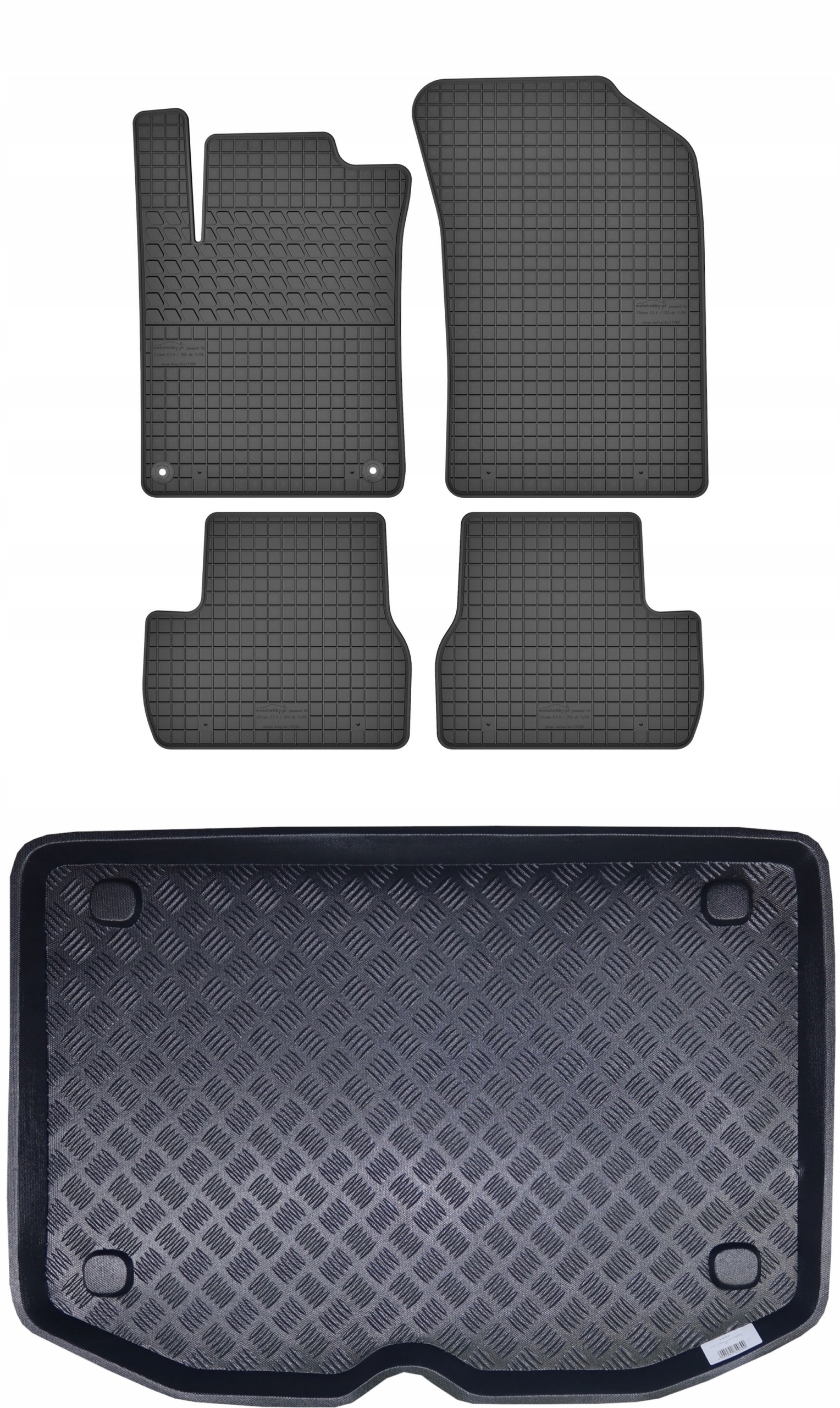 Koberce nosič pro: Citroen C3 Picasso 2008-2017 minivan
