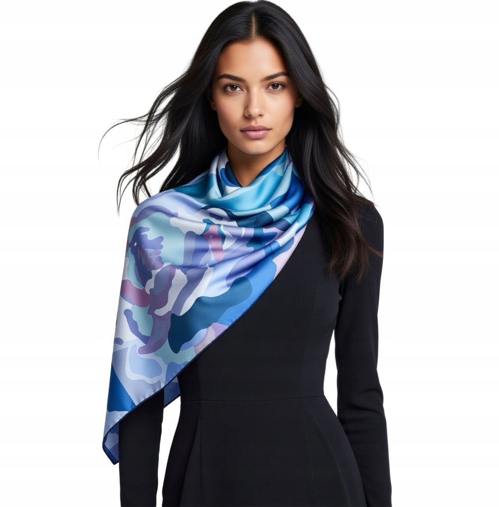 Hedvábný Šátek 100% Hedvábí Přírodní Morušový Prémiová Kvalita+