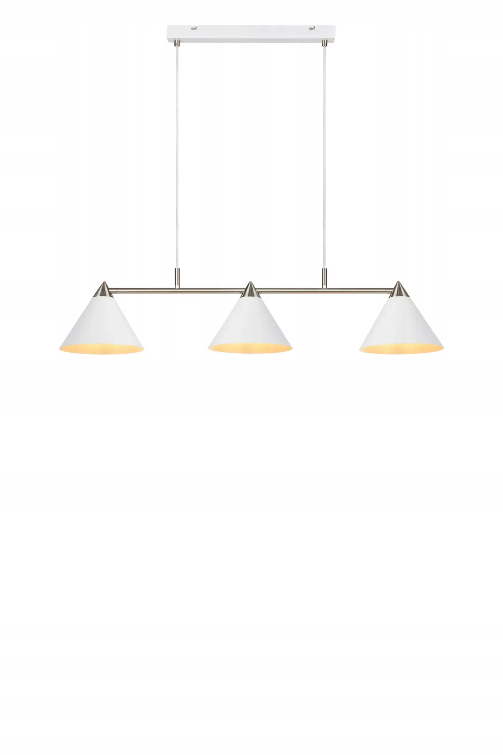 Markslöjd Klint závěsné svítidlo bílé 3 lampy