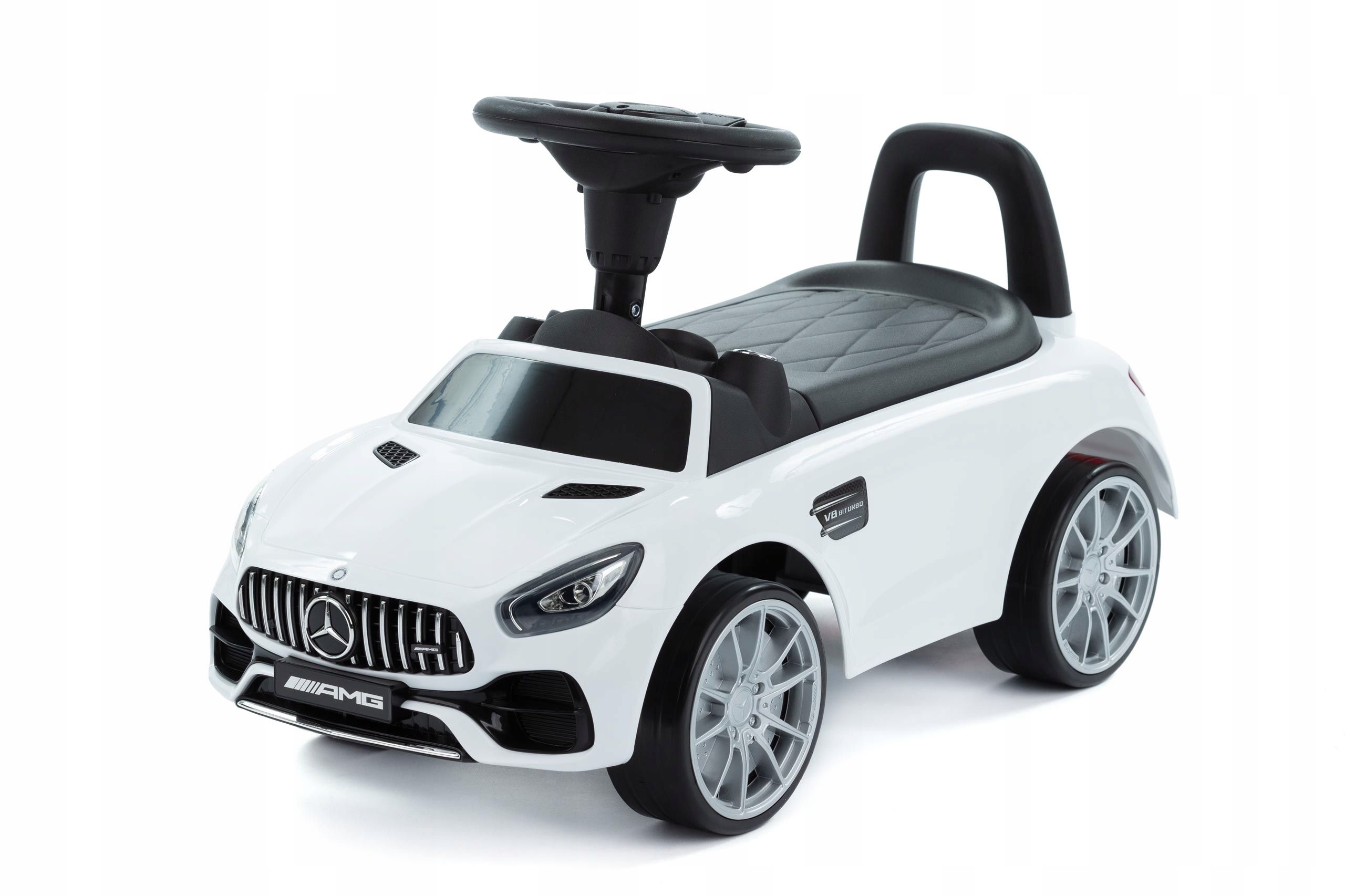 

Jeździk auto Mercedes Amg Gt pchacz gumowe koła
