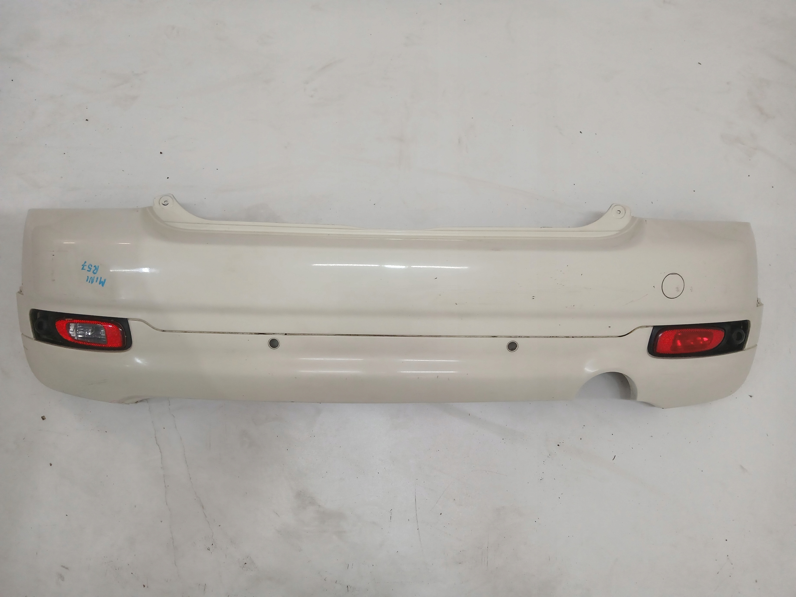 bumper rear MINI R57 PEPPER WHITE