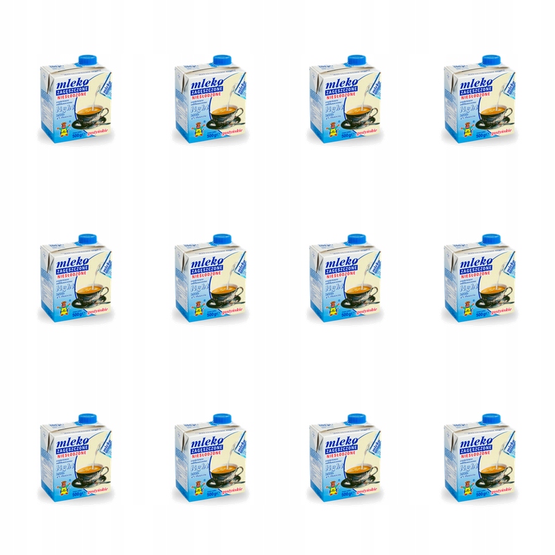 Gostyń Koncentrované mléko neslazené Light 4% 500 g X12
