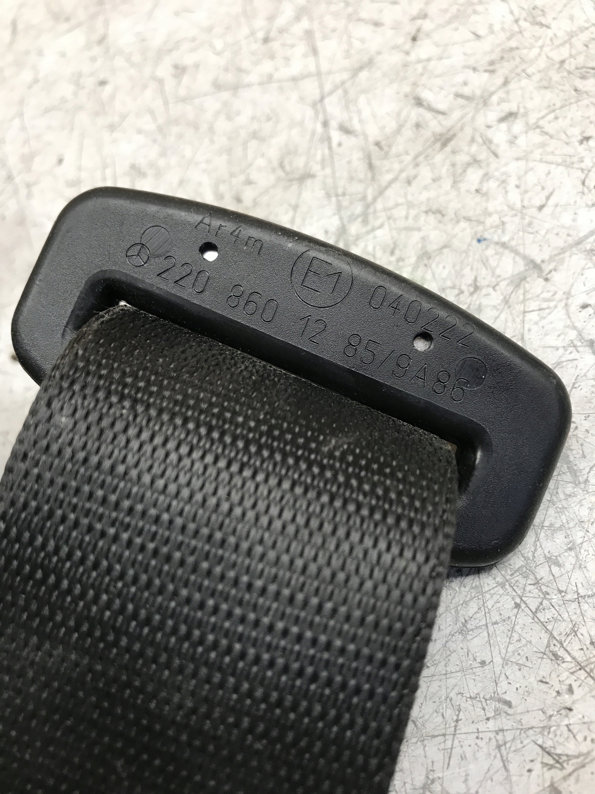 Gurten Sicherheits heck mitte MERCEDES W220