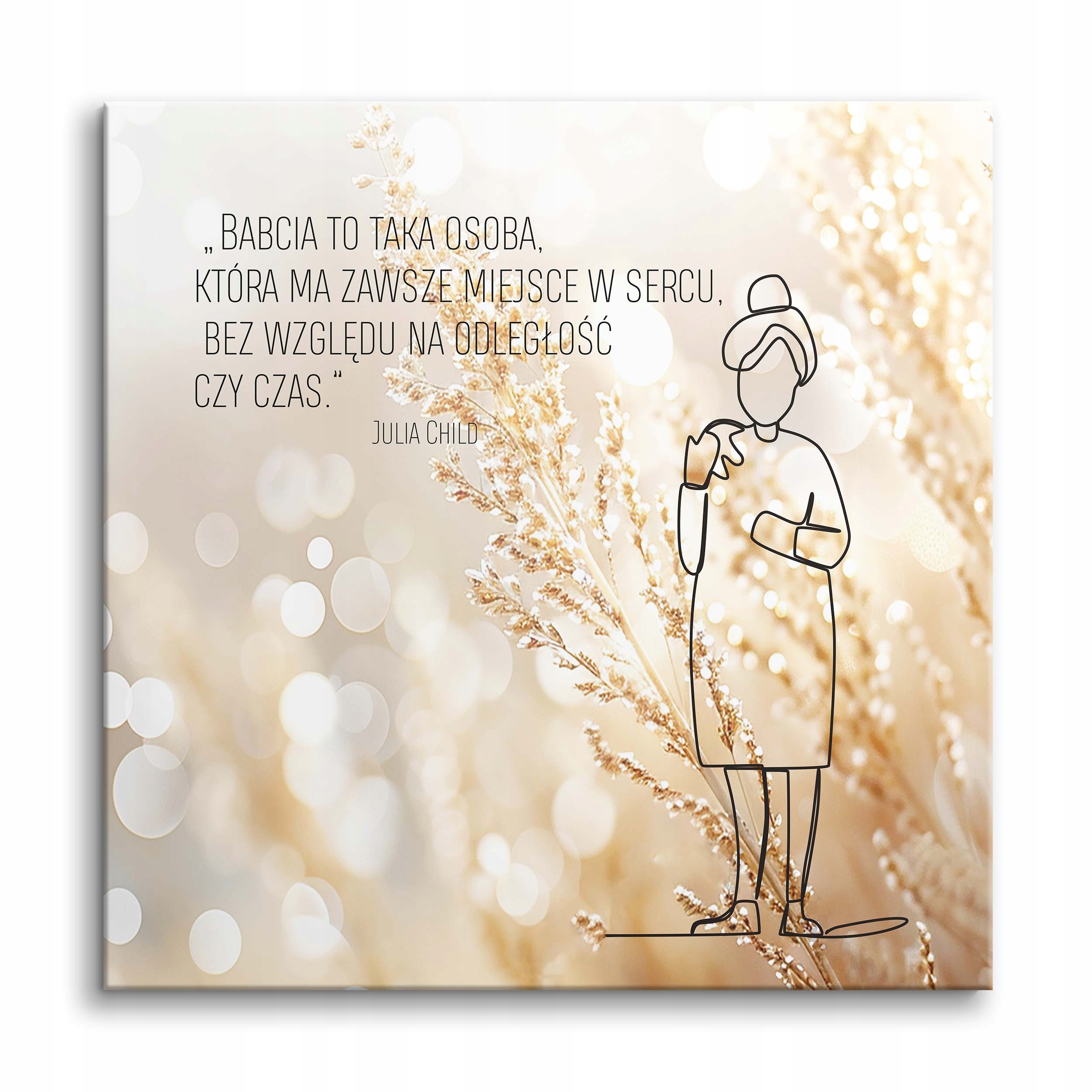 Dárek ke Dni babiček Obraz na plátně Citátová památka Nástěnná dekorace
