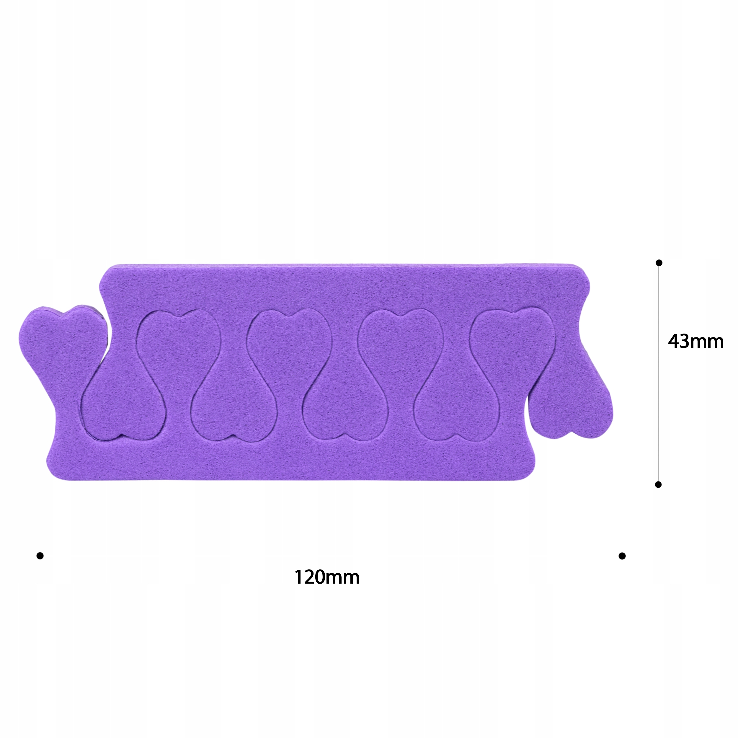 SEPARATORY do pedicure SERDUSZKA para fioletowe Kod producenta 80269