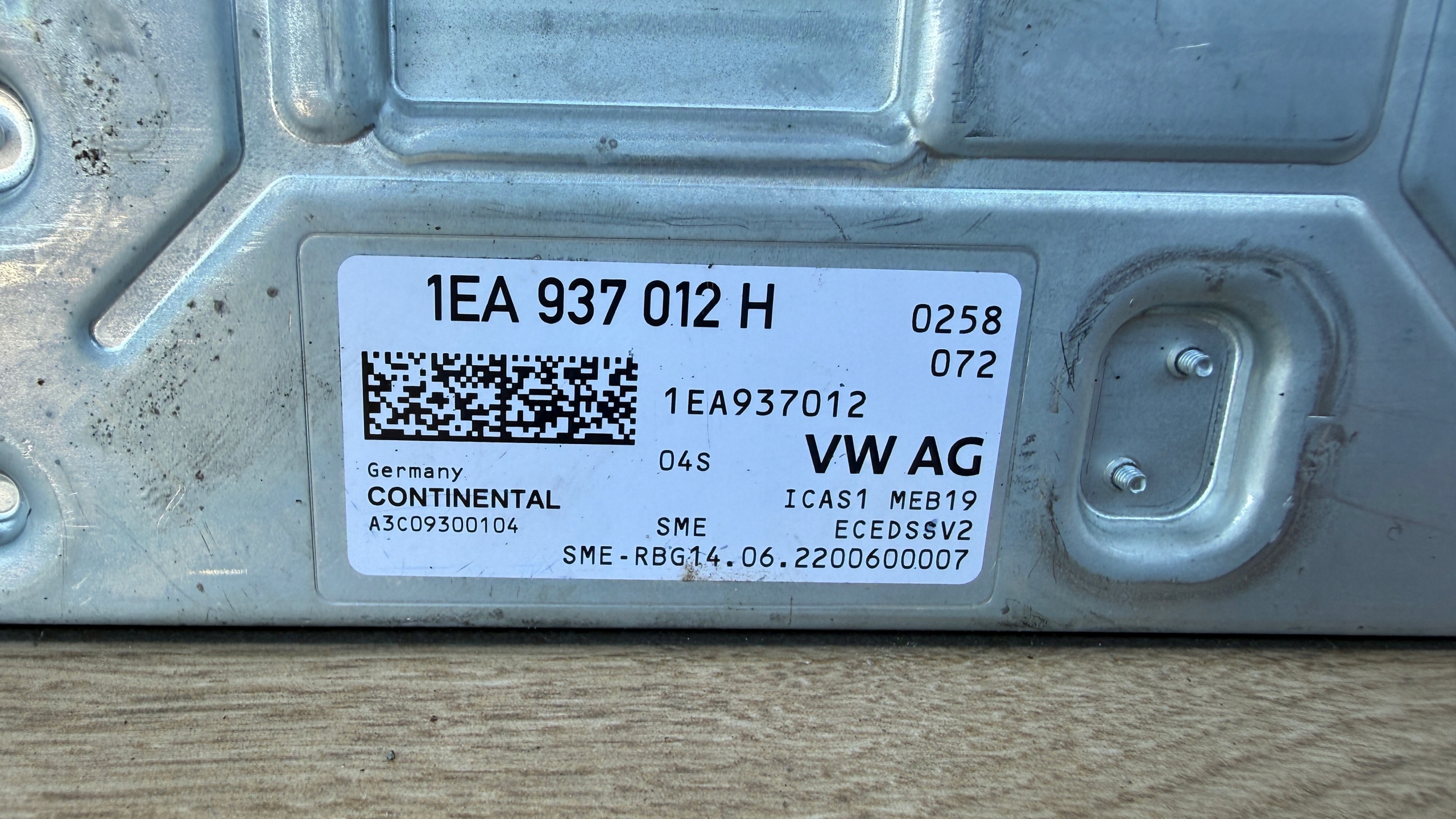 VW ID.3 ID.4 ID.5 1EA Q4 E-TRON control unit comfort control unit computer KA35/122